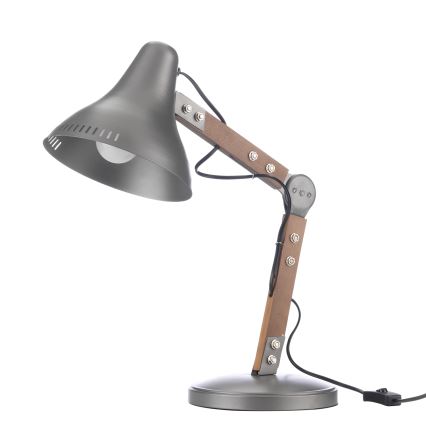 ONLI - Stona lampa ARCHITETTO 1xE27/22W/230V 62 cm sivo/braon
