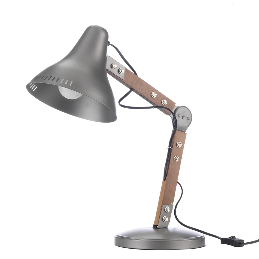 ONLI - Stona lampa ARCHITETTO 1xE27/22W/230V 62 cm sivo/braon