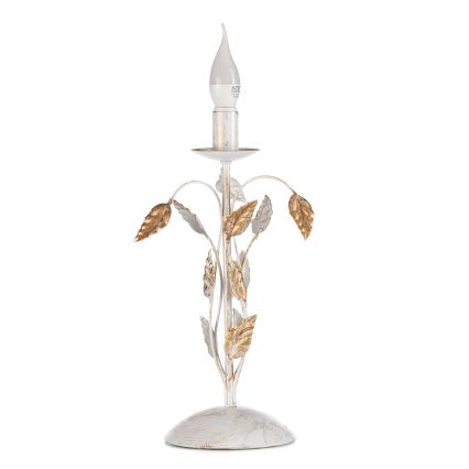 ONLI - Stona lampa COLLANA 1xE14/6W/230V 40 cm bela