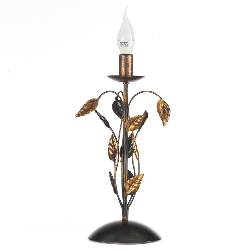 ONLI - Stona lampa COLLANA 1xE14/6W/230V 40 cm bronzana