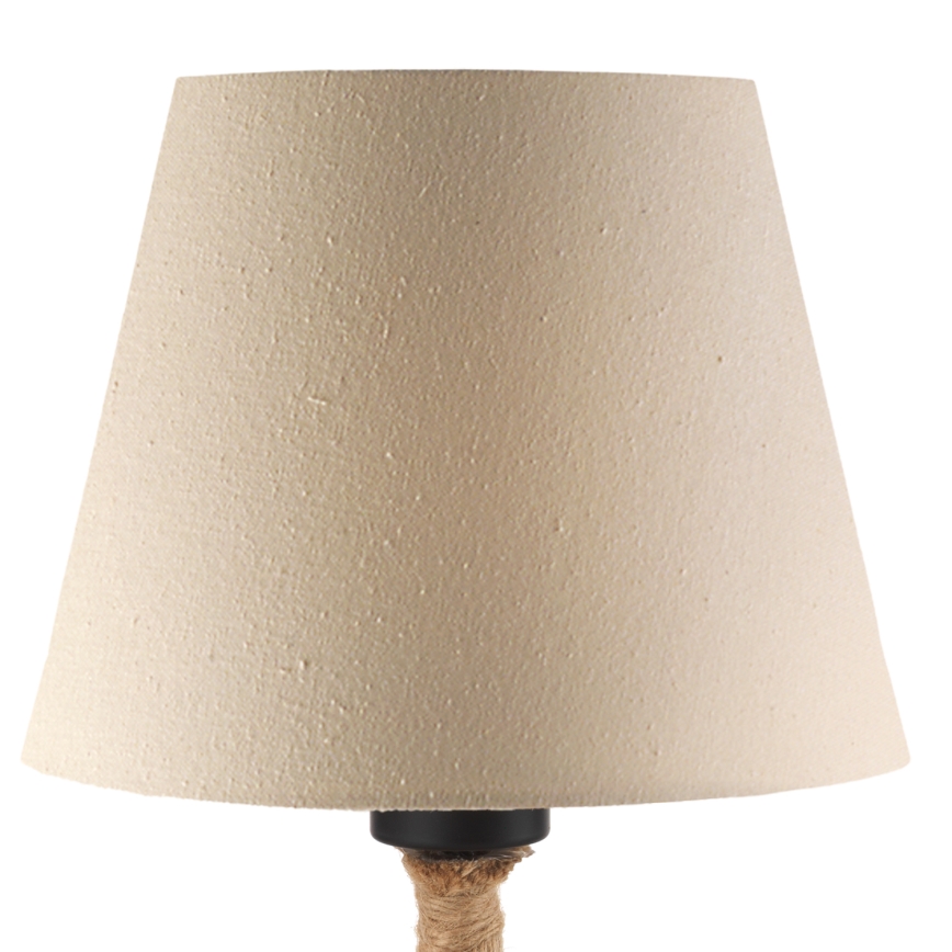 ONLI - Stona lampa CORDA 1xE27/22W/230V 32 cm bež
