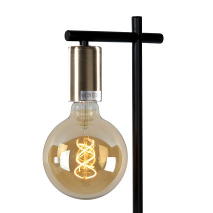 ONLI - Stona lampa CROSS 1xE27/22W/230V crno/mesing
