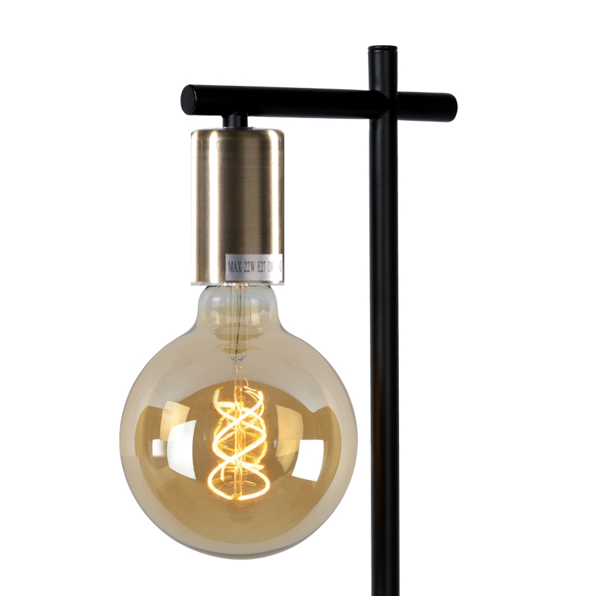 ONLI - Stona lampa CROSS 1xE27/22W/230V crno/mesing