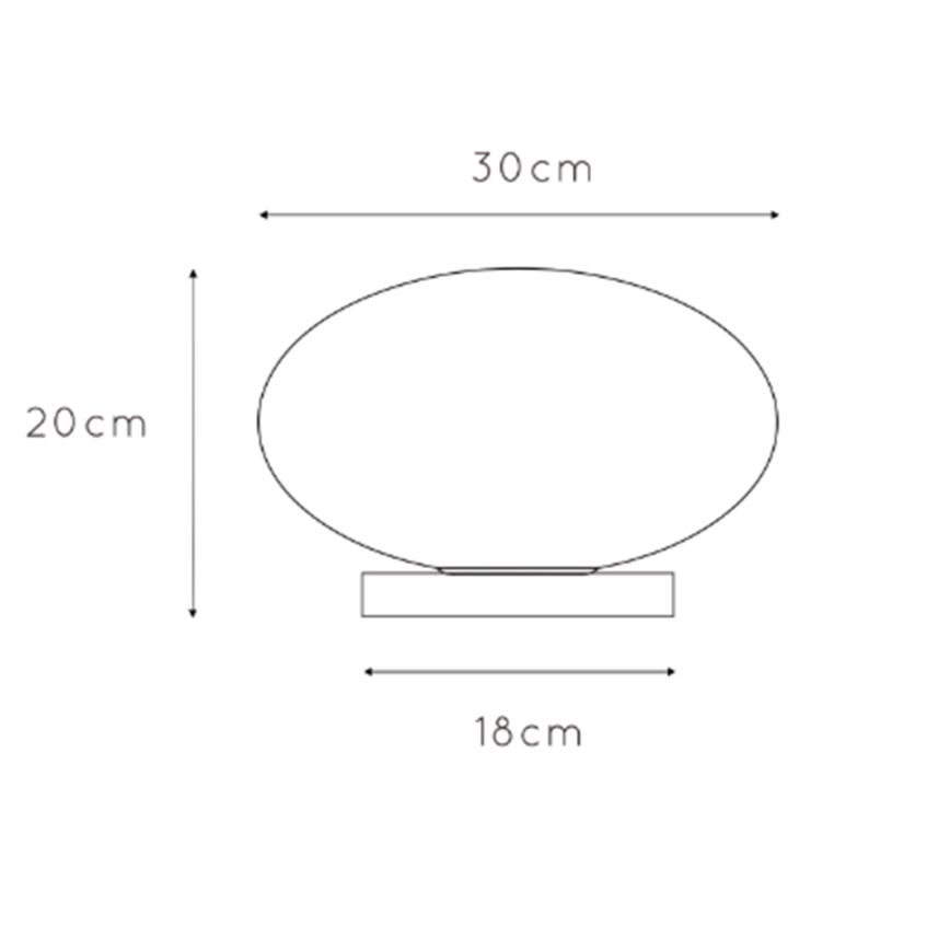 ONLI - Stona lampa JANET 1xE27/6W/230V pr. 30 cm
