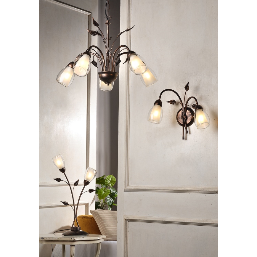 ONLI - Stona lampa LILIANA 2xE14/6W/230V 60 cm