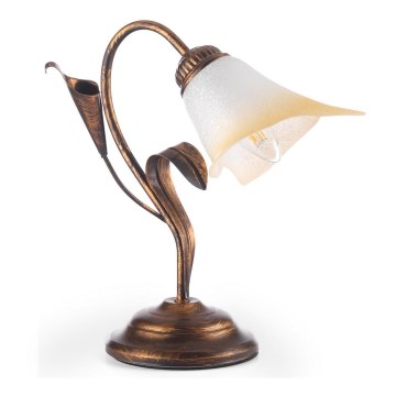 ONLI - Stona lampa LUCREZIA 1xE14/6W/230V bronzana