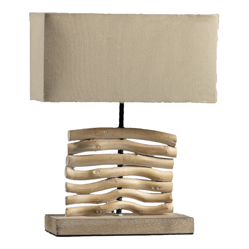 ONLI - Stona lampa MARICA 1xE27/22W/230V bež 38 cm