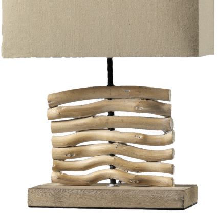 ONLI - Stona lampa MARICA 1xE27/22W/230V bež 38 cm