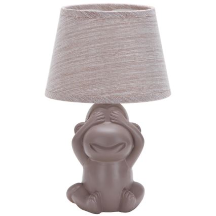 ONLI - Stona lampa MONKEY 1xE14/6W/230V braon