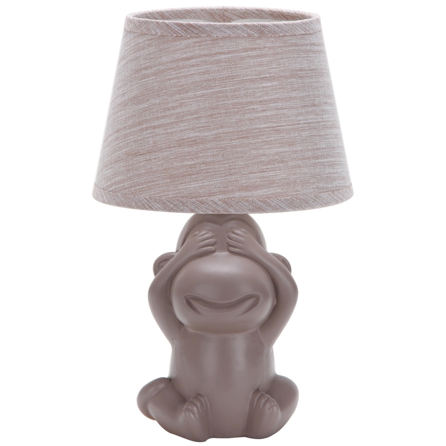 ONLI - Stona lampa MONKEY 1xE14/6W/230V braon