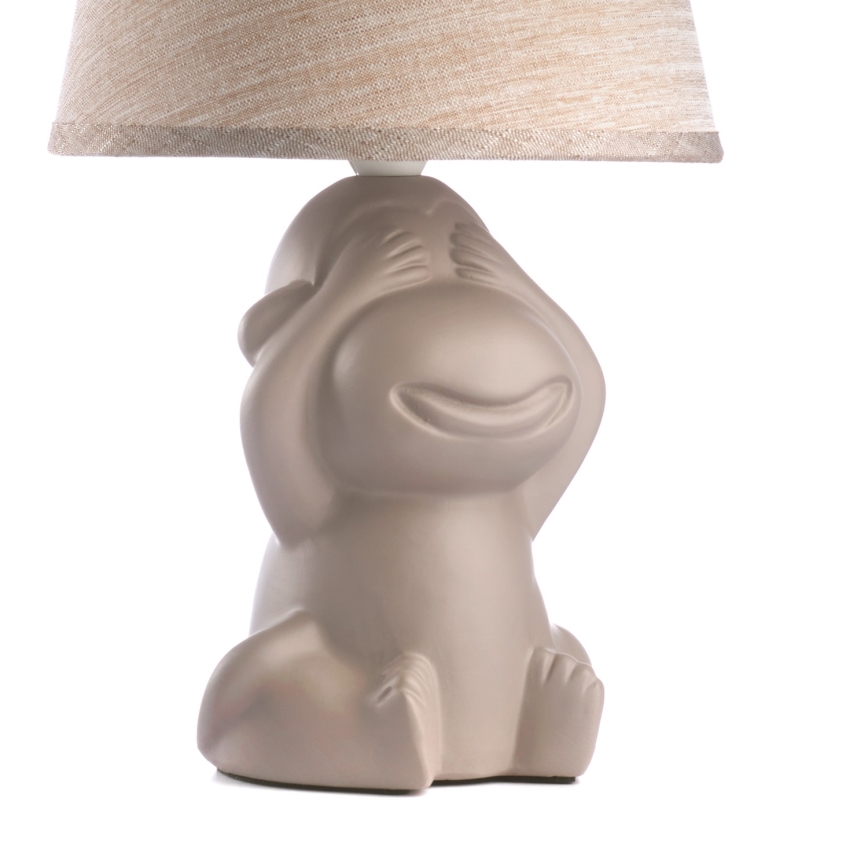 ONLI - Stona lampa MONKEY 1xE14/6W/230V braon