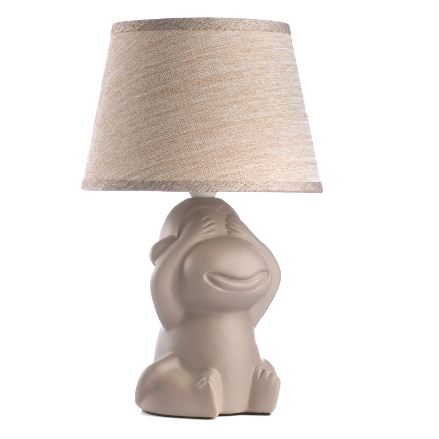 ONLI - Stona lampa MONKEY 1xE14/6W/230V braon