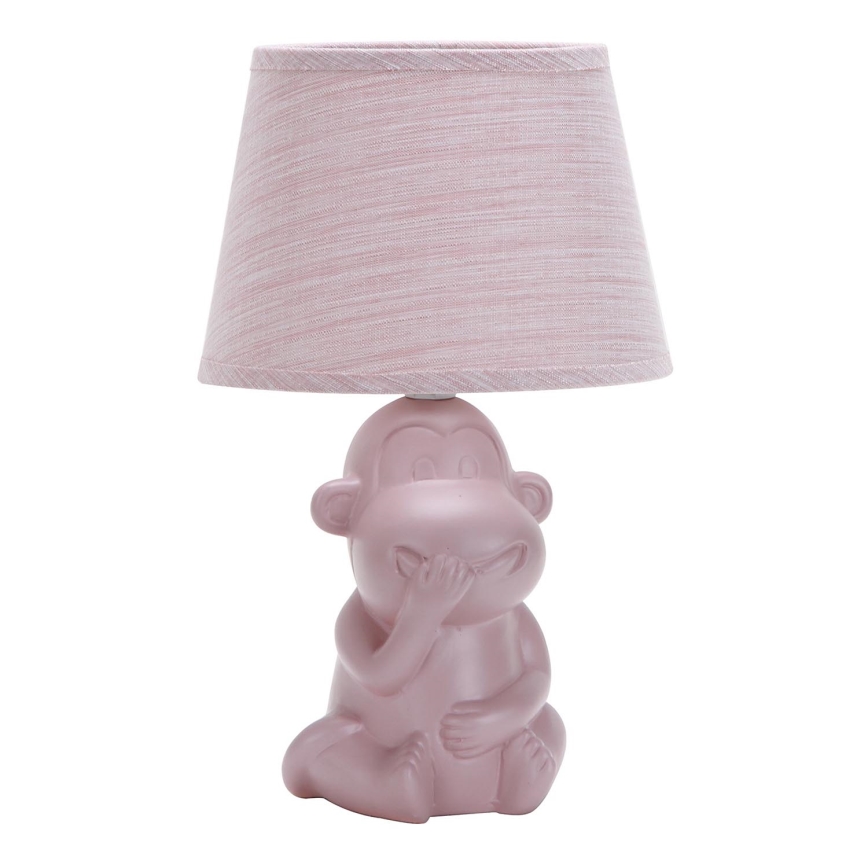 ONLI - Stona lampa MONKEY 1xE14/6W/230V roze