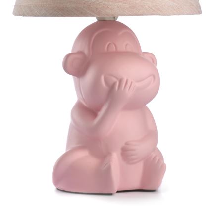 ONLI - Stona lampa MONKEY 1xE14/6W/230V roze