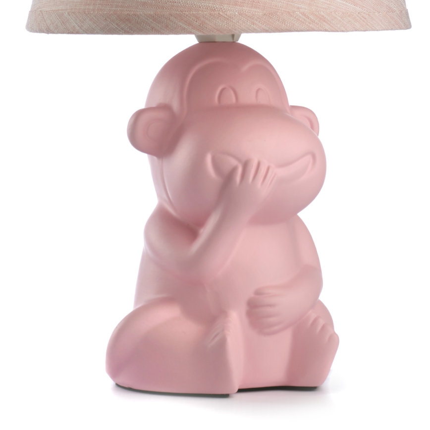 ONLI - Stona lampa MONKEY 1xE14/6W/230V roze