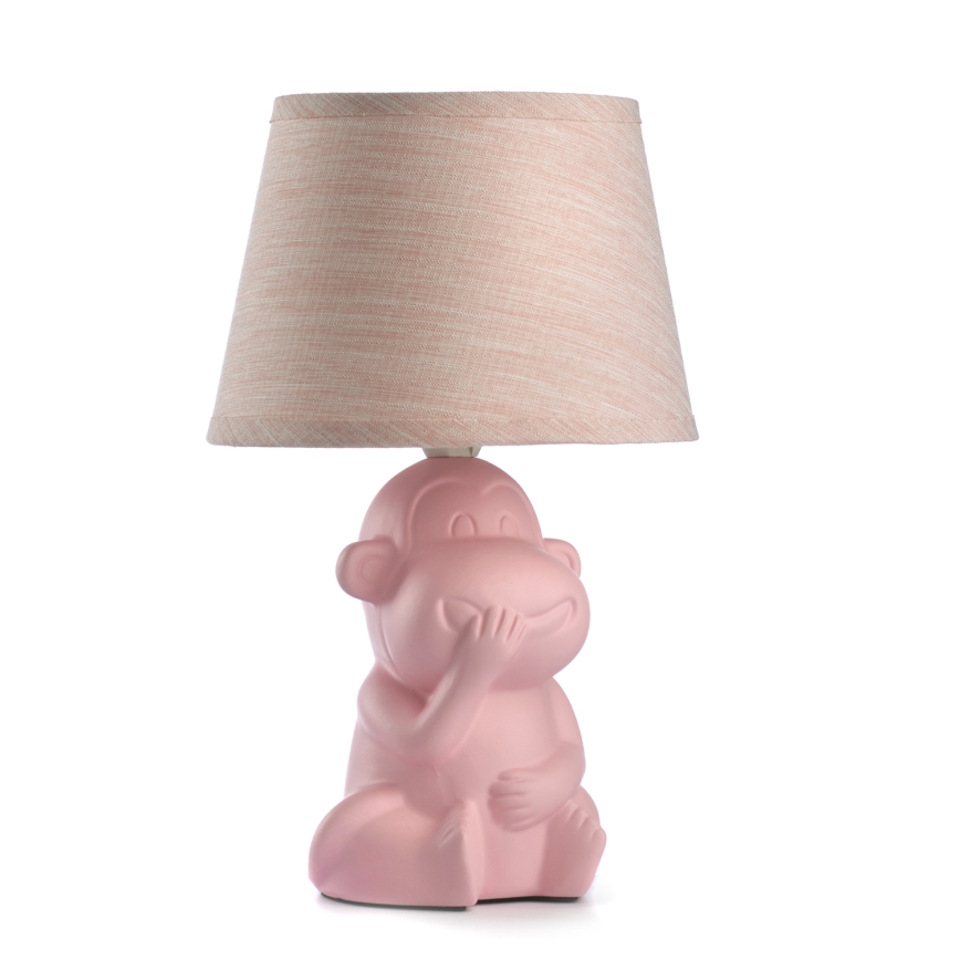 ONLI - Stona lampa MONKEY 1xE14/6W/230V roze