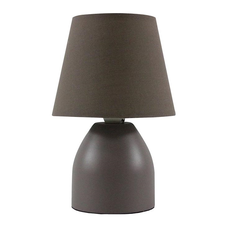 ONLI - Stona lampa NANO 1xE14/6W/230V braon 19 cm