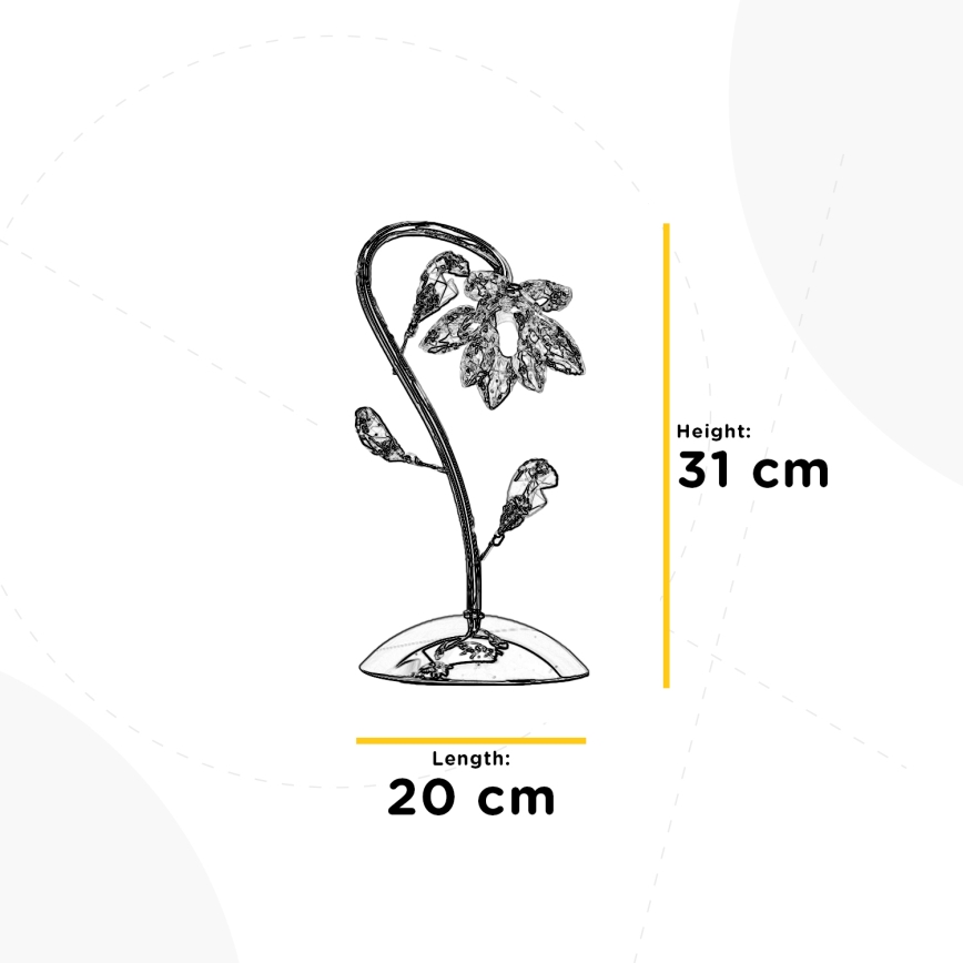 ONLI - Stona lampa NINFEA 1xG9/6W/230V 35 cm