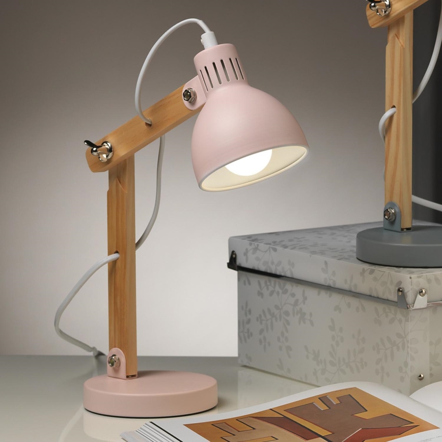 ONLI - Stona lampa NORA 1xE14/6W/230V roze