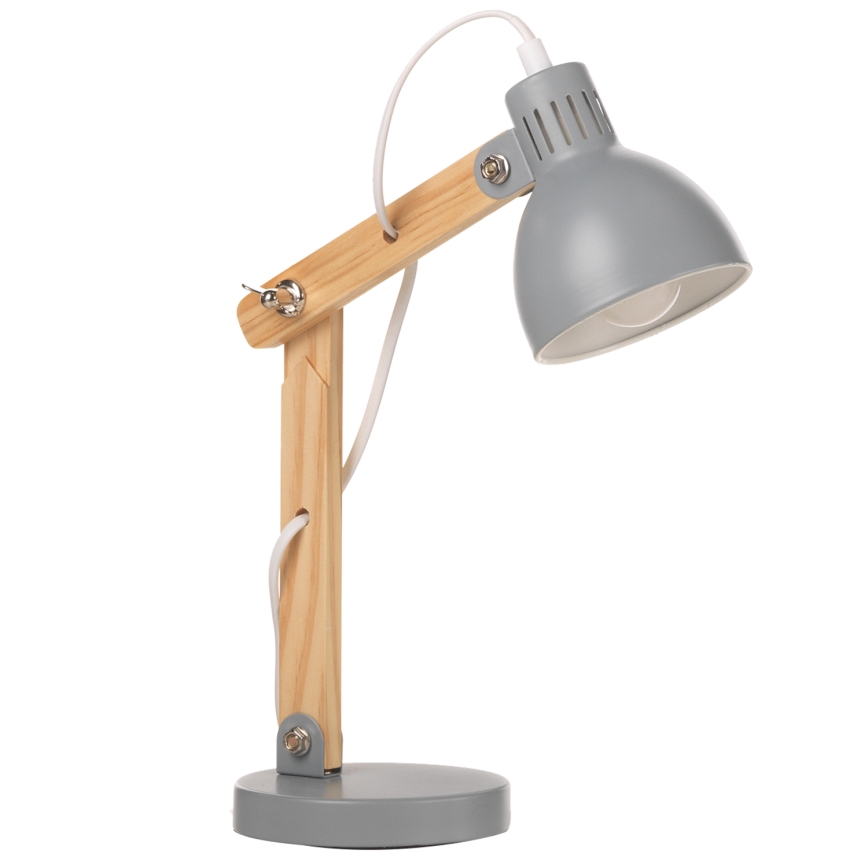 ONLI - Stona lampa NORA 1xE14/6W/230V sivo