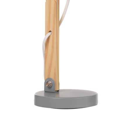 ONLI - Stona lampa NORA 1xE14/6W/230V sivo