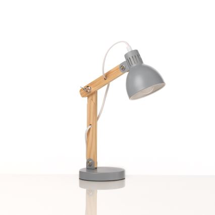 ONLI - Stona lampa NORA 1xE14/6W/230V sivo