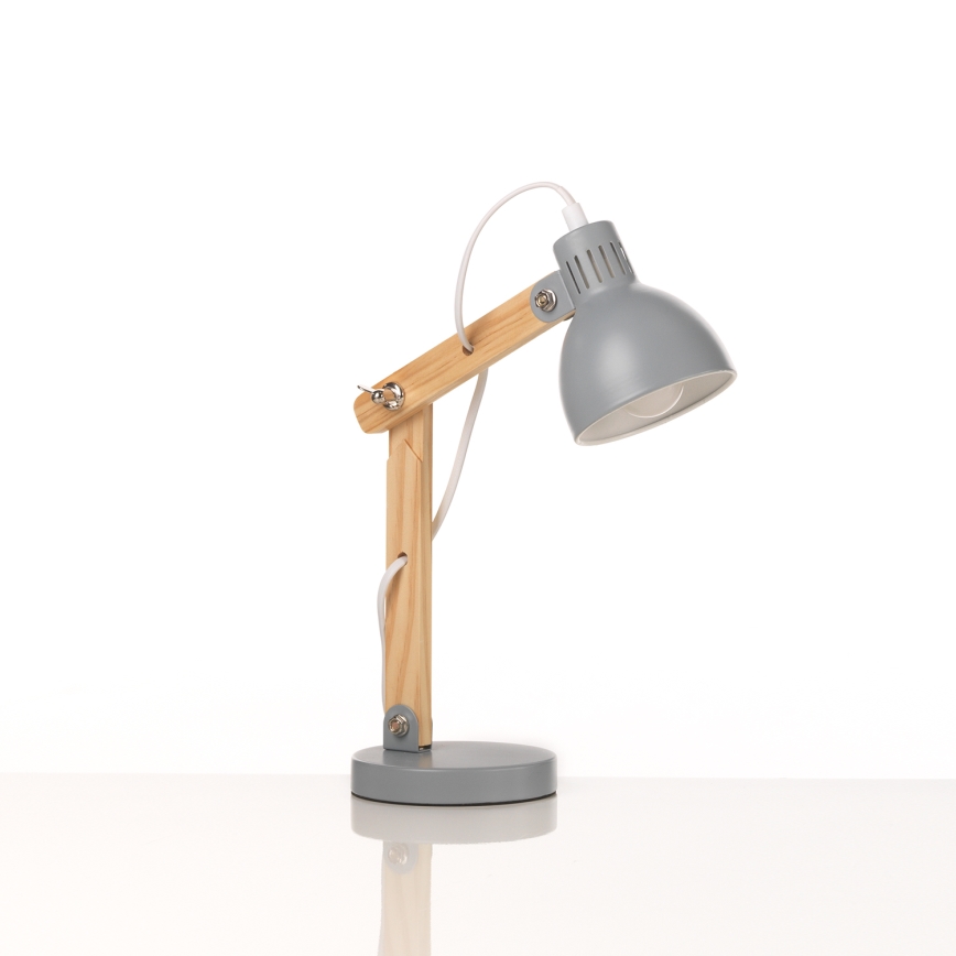 ONLI - Stona lampa NORA 1xE14/6W/230V sivo