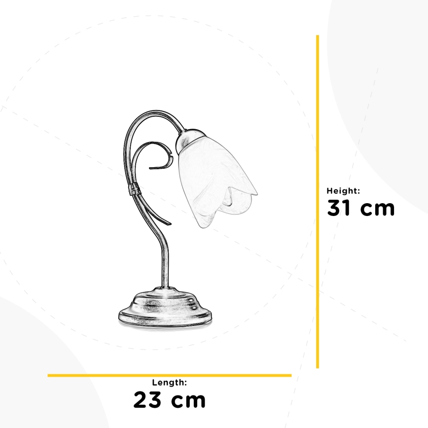 ONLI - Stona lampa ODINO 1xE14/6W/230V 30 cm