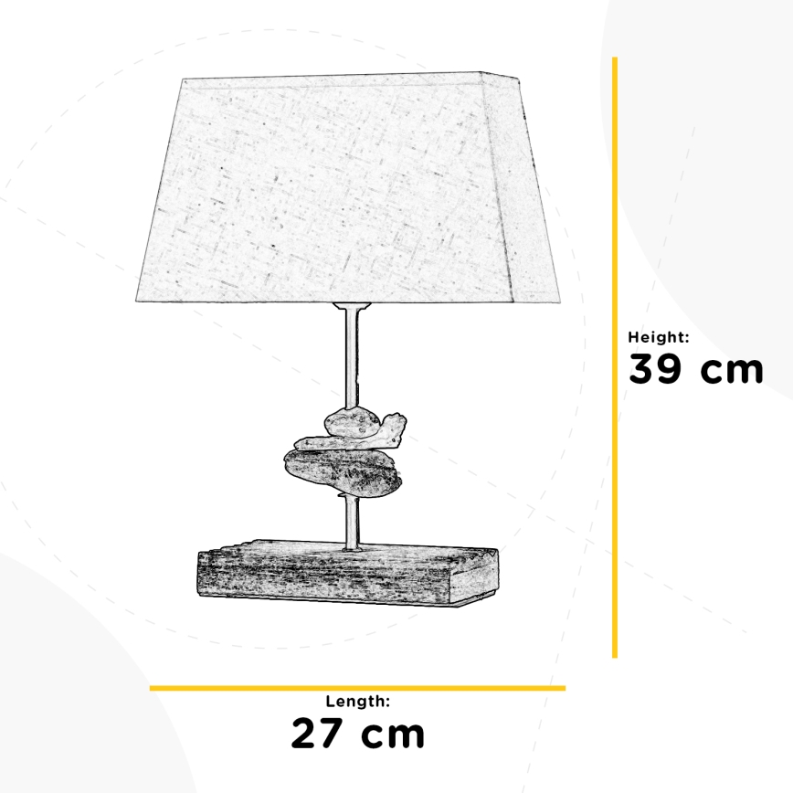 ONLI - Stona lampa SEREGON 1xE27/22W/230V