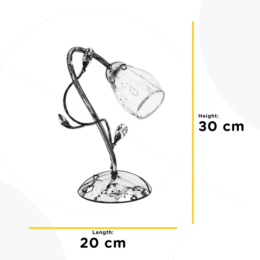 ONLI - Stona lampa SHARON 1xE14/6W/230V 30 cm