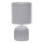 ONLI - Stona lampa SHELLY 1xE27/22W/230V sivo 28 cm
