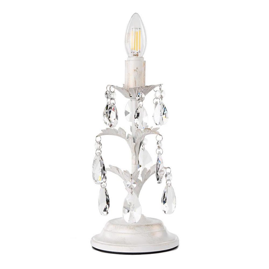 ONLI - Stona lampa TERESA 1xE14/6W/230V bela