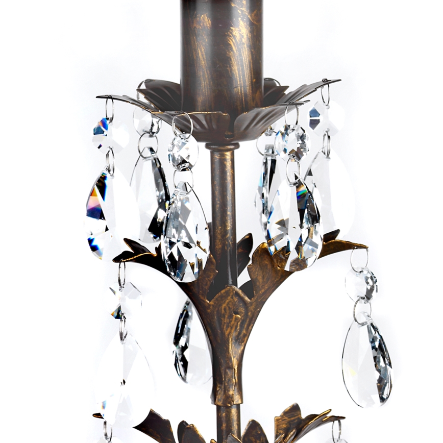 ONLI - Stona lampa TERESA 1xE14/6W/230V bronzana