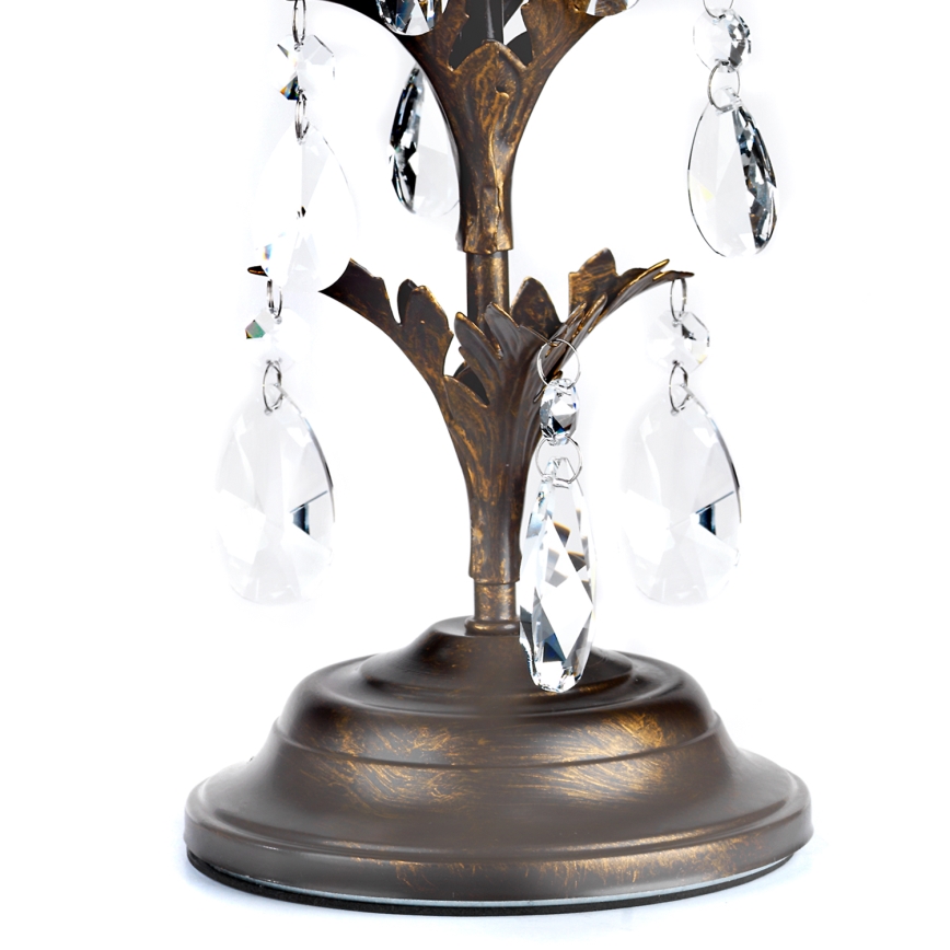 ONLI - Stona lampa TERESA 1xE14/6W/230V bronzana