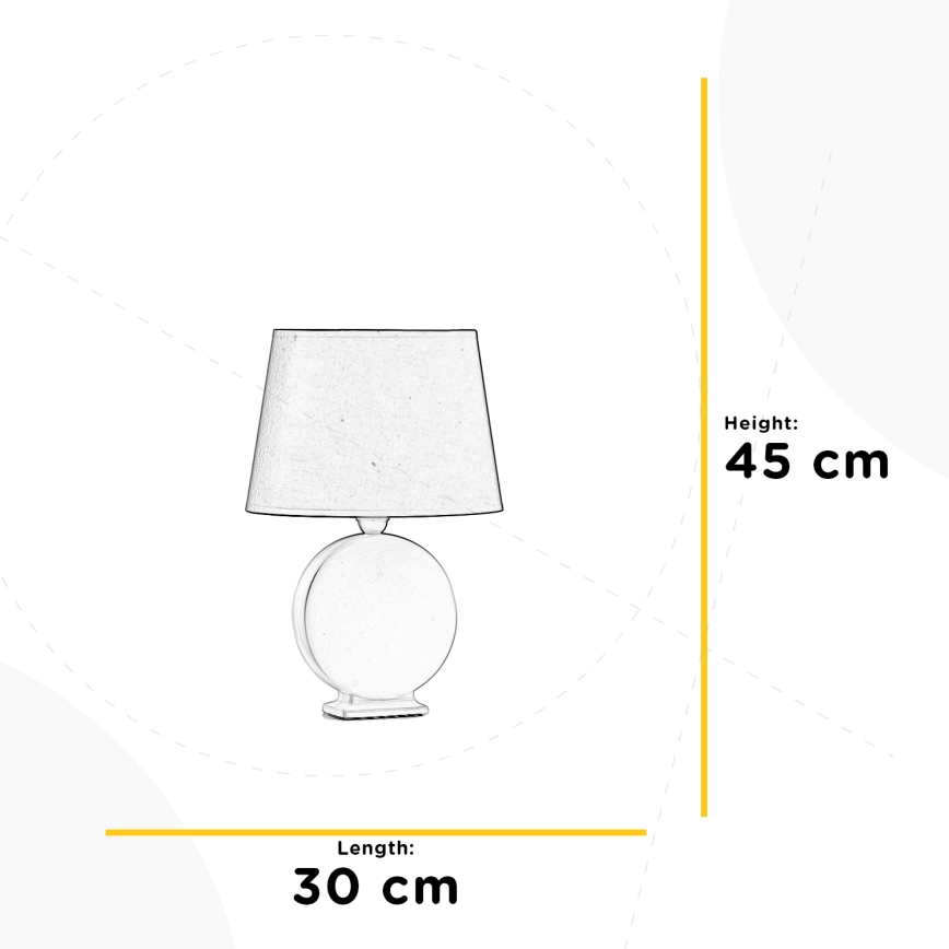 ONLI - Stona lampa ZEN 1xE27/22W/230V 46 cm