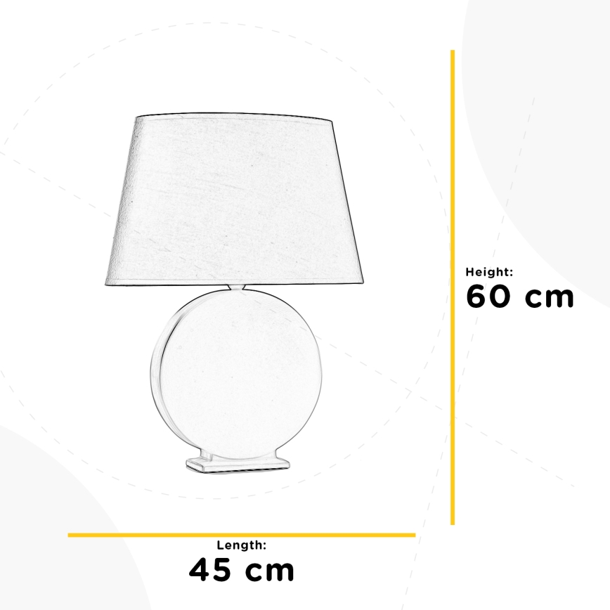ONLI - Stona lampa ZEN 1xE27/22W/230V 60 cm