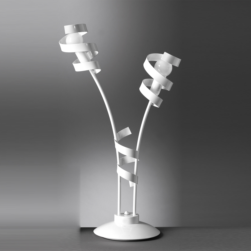 ONLI - Stona lampa ZOE 2xE14/6W/230V 65 cm bela