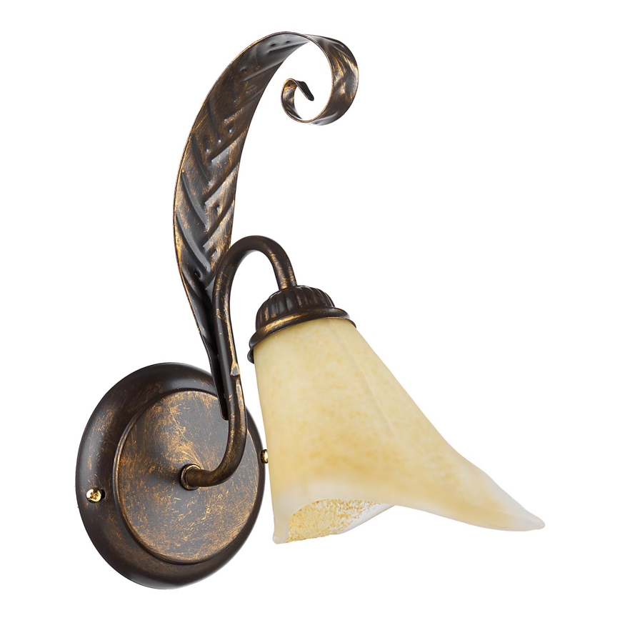 ONLI - Zidna lampa ALGA 1xE14/6W/230V bronzana