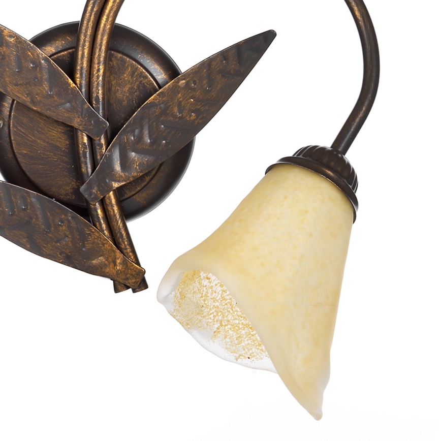 ONLI - Zidna lampa ALGA 2xE14/6W/230V bronzana