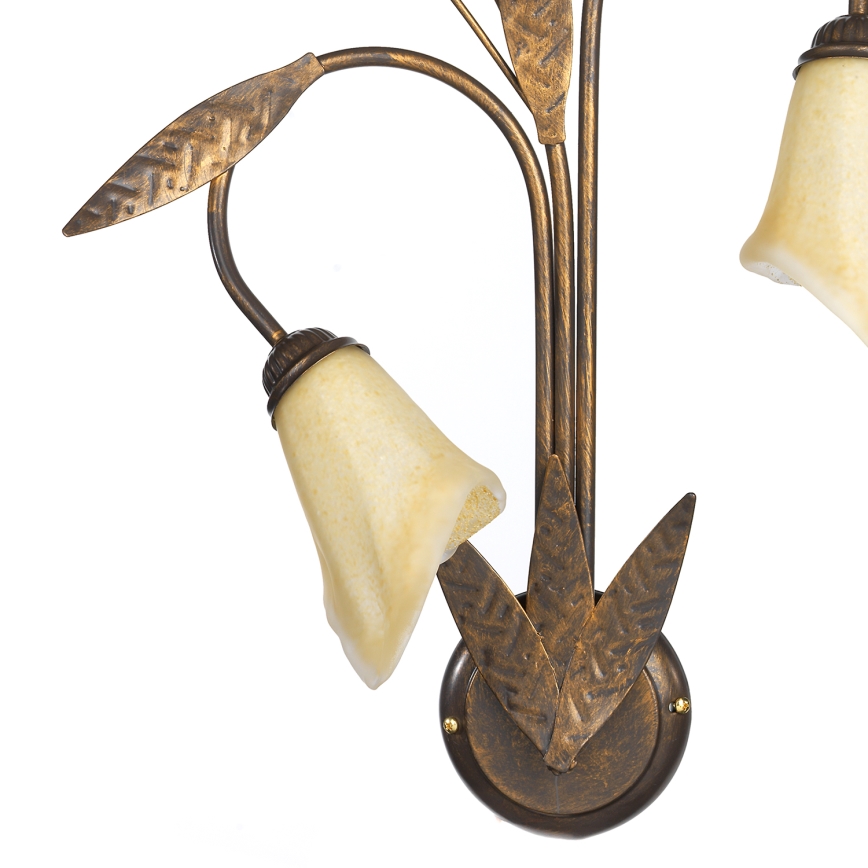 ONLI - Zidna lampa ALGA 3xE14/6W/230V bronzana