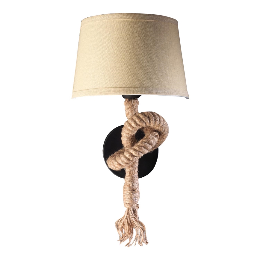 ONLI - Zidna lampa CORDA 1xE27/22W/230V bež