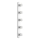 ONLI - Zidna lampa HOLLYWOOD 5xE14/6W/230V bela
