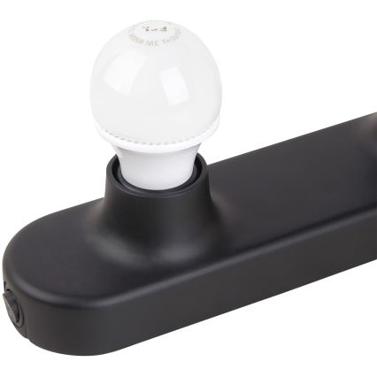 ONLI - Zidna lampa HOLLYWOOD 5xE14/6W/230V crno