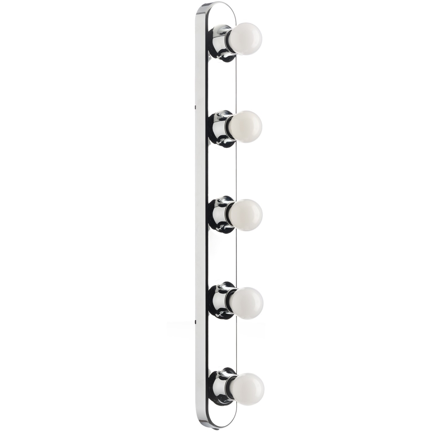 ONLI - Zidna lampa HOLLYWOOD 5xE14/6W/230V sjajni krom