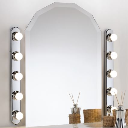 ONLI - Zidna lampa HOLLYWOOD 5xE14/6W/230V sjajni krom