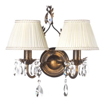 ONLI - Zidna lampa KAREN 2xE14/6W/230V bronzana