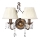 ONLI - Zidna lampa KAREN 2xE14/6W/230V bronzana