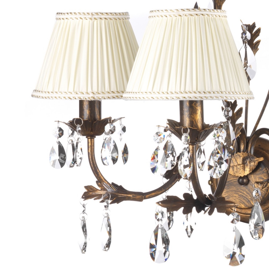 ONLI - Zidna lampa KAREN 3xE14/6W/230V bronzana