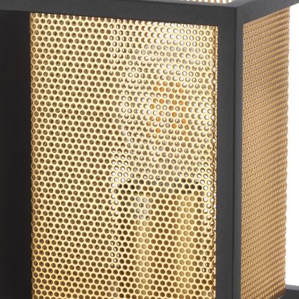 ONLI - Zidna lampa MALIK 1xE27/22W/230V zlatna/crno