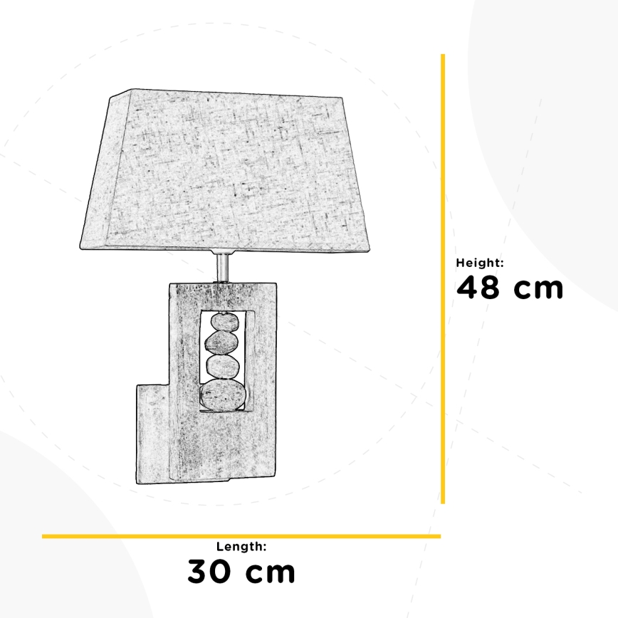 ONLI - Zidna lampa MIRIEL 1xE27/22W/230V